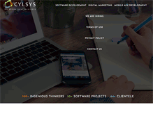 Tablet Screenshot of cylsys.com
